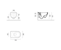 GSI PURA ECO závěsná WC mísa, Swirlflush, 36x55cm, bílá ExtraGlaze (6)