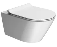 GSI KUBE X závěsná WC mísa, GeniusFlush, 36x55cm, bílá dual-mat (4)