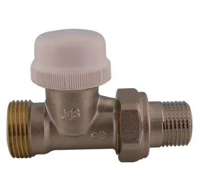 IVR termostatický ventil přímý DN 15 - 1/2" x 3/4" EK venkovní