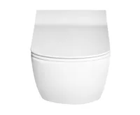 SAPHO GLANC závěsná WC mísa, Rimless, 37x51,5cm, bílá (4)