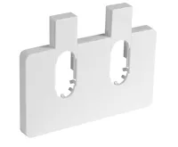 AQUALINE Q-START krycí rozeta pro středové připojení, bílá (3)