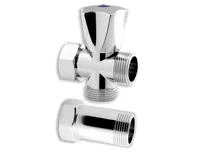 NOVASERVIS Pračkový ventil s mezikusem 3/4&quot;x3/4&quot;x3/4&quot; - Z250