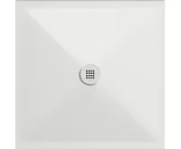 GSI Keramická sprchová vanička, čtverec 90x90x2cm, bílá mat