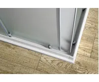 AQUALINE ALAIN čtvercová sprchová zástěna 900x900mm, sklo Brick (5)