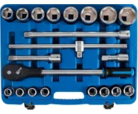 BGS Gola sada 3/4" 19,0 - 50,0 mm, 21 dílů