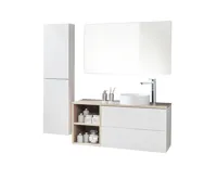 Aira desk, koupelnová skříňka, dub, 2 zásuvky, 1210x530x460 mm (8)