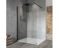 GELCO VARIO BLACK jednodílná sprchová zástěna k instalaci ke stěně, čiré sklo, 1300 mm GELCO VARIO BLACK jednodílná sprchová zástěna k instalaci ke stěně, čiré sklo, 1300 mm