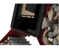 HS Flamingo Krbová kamna FLAMINGO DELUXE ® KAMPA pravá, červená (21)