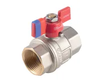 NOVASERVIS Kulový plnoprůtočný kohout, motýlek MM 1/2" - KFPM1 NOVASERVIS Kulový plnoprůtočný kohout, motýlek MM 1/2" - KFPM1