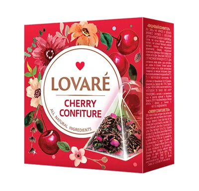 Čaj Lovaré Cherry Confiture (15 pyramid)