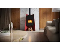 HS Flamingo Krbová kamna FLAMINGO DELUXE ® ISLAND, červená (16)