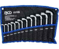 BGS Sada fajfkových průchodných klíčů, 8 - 19 mm, 12dílná (8)