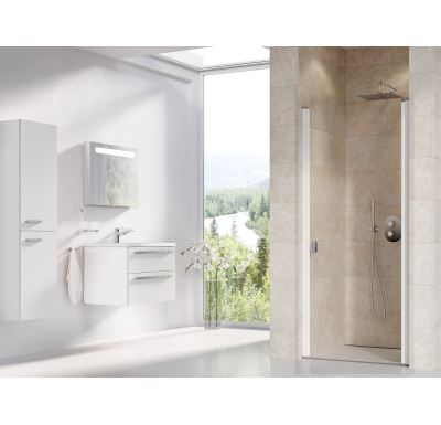 Ravak sprchové dveře CSD1-90 bílá+Transparent