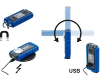 BGS Montážní COB LED lampa s magnetem a háčkem | sklopná | s indukční nabíjecí funkcí - BGS 85 (3)