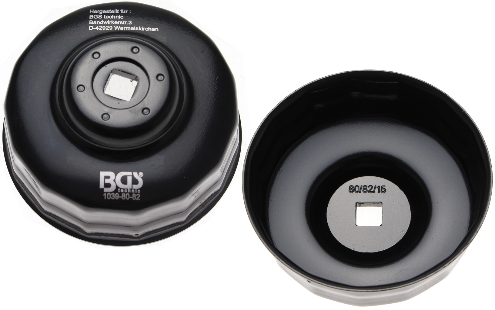 Bgs hlavice na povolování olejových filtrů 80-82 mm, 15ti hran