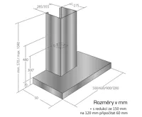 CATA Odsavač par EMPIRE VIP KD 511120 + DÁLKOVÉ OVLÁDÁNÍ (1)