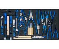 BGS Vložka do dílenského vozíku XL: sada kladiv, kleští a sekáčů, 28dílná - BGS 4793