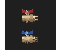 WIGELL SADA Kulových kohoutů mosazných 1" přímý se šroubením k rozdělovači WIGELL SADA Kulových kohoutů mosazných 1" přímý se šroubením k rozdělovači