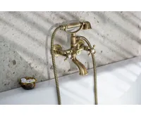 SAPHO ANTEA nástěnná vanová baterie kompletní, bronz (3)