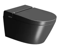 GSI WCLEAN závěsné WC Swirlflush s integrovaným elektronickým bidetem, černá dual-mat (3)