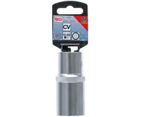 BGS Hlavice nástrčná, dvanáctihranná, prodloužená, 12,5 mm (1/2"), 27 mm (2)