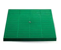 MONDIAL poklop pochůzný plný - zelený 200 x 200