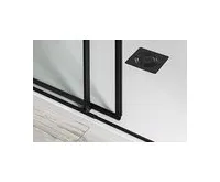 POLYSAN ALTIS BLACK čtvercový sprchový kout 800x800 mm, rohový vstup, čiré sklo (1)