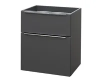 Mailo, koupelnová skříňka, antracit, 2 zásuvky, 610x700x480 mm Mailo, koupelnová skříňka, antracit, 2 zásuvky, 610x700x480 mm