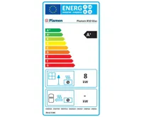 PLAMEN PLAMEN Sporák na tuhá paliva 850 GLAS - L černý (14)