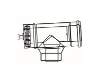ALMEVA LIL rev. T-kus s měř. otvorem redukovaný 110/160 na 80/110