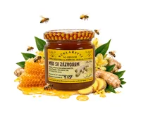 Medovinka, s.r.o. Med se zázvorem (kostky) 260g
