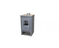 BELLA THALIA, krbová kamna NERA ECO, teplovzdušná 5,4 kW, antracitová
