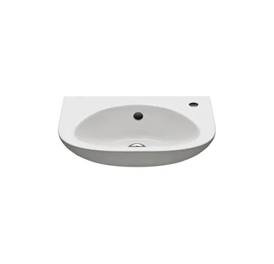 Umyvadlo s otvorem pro baterii 40 cm