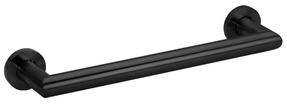 Sapho x-round black držák ručníků 300mm, černá mat
