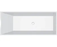 POLYSAN HERHIS volně stojící vana litý mramor 170x72x63cm, bílá (3)