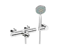 DEEP by JIKA Vanová nástěnná termostatická baterie se sprchovou sadou, Chrom 3231U70042711 DEEP by JIKA Vanová nástěnná termostatická baterie se sprchovou sadou, Chrom 3231U70042711