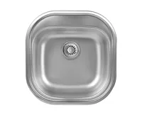 NOVASERVIS Dřez 46x48 luxus s přepadem nerez - DR46/48 NOVASERVIS Dřez 46x48 luxus s přepadem nerez - DR46/48