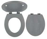 NOVASERVIS WC sedátko, MDF s potiskem, panty kov-chrom - WC/SOFTSTONE2