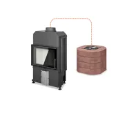 ROMOTOP Krbová vložka IMPRESSION 3G 59.44.16M s akumulačními prstenci MAMMOTH, Černý Igniton