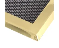 HS Flamingo Krbová mřížka 16x32 cm, mosaz (1)