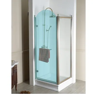 GELCO ANTIQUE boční stěna 900mm, ČIRÉ sklo, bronz