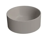 GSI KUBE X keramické umývátko na desku, průměr 32cm, tortora mat