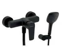 NOVASERVIS Sprchová nástěnná baterie METALIA 58 ECO, 150 mm, černá - 58061,5 NOVASERVIS Sprchová nástěnná baterie METALIA 58 ECO, 150 mm, černá - 58061,5