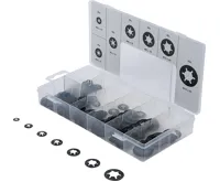 BGS Sada upínacích / pojistných podložek , M3 - M12 , 340dílná