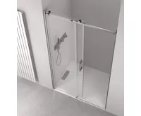 POLYSAN THRON SQUARE sprchové dveře 1600 mm, hranaté pojezdy, čiré sklo (4)