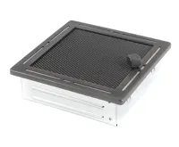 HS Flamingo Krbová mřížka 16x16 cm, TREND grafit s žaluzií