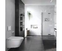 MEREO Závěsné WC s integrovaným elektronickým bidetem, RIMLESS, keramické, vč. sedátka (11)