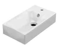 KERASAN CENTO keramické umývátko 45x25cm, pravé/levé, bílá