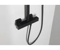 SAPHO DIMY sprchový sloup s termostatickou baterií, černá mat (6)