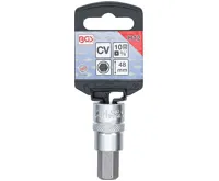 BGS Hlavice nástrčná, 10 mm (3/8&quot;), vnitřní šestihran 12 mm